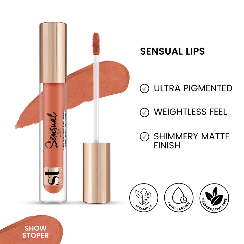 ST London Sensual Lips Lip Gloss, Show-Stopper