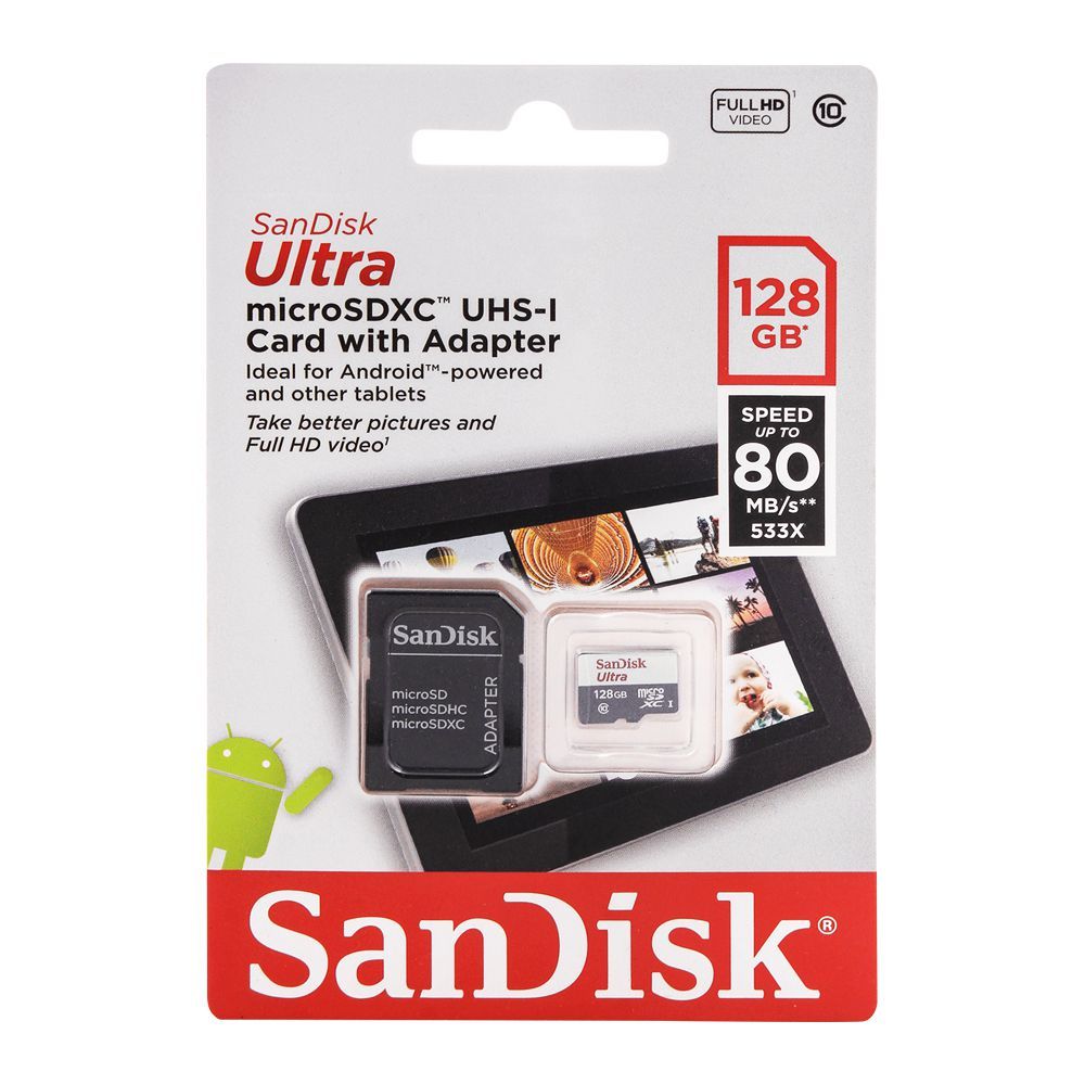 Micro Sdxc Uhs 128gb Memory Card Sandisk Price SanDisk Ultra