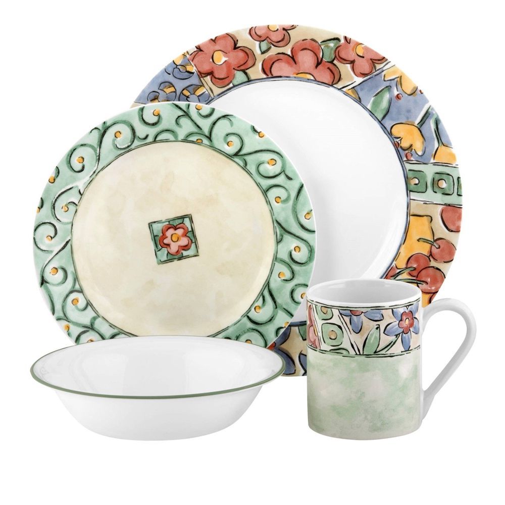 Purchase Corelle Impressions Breakfast Set, Water Color, 16 Pieces