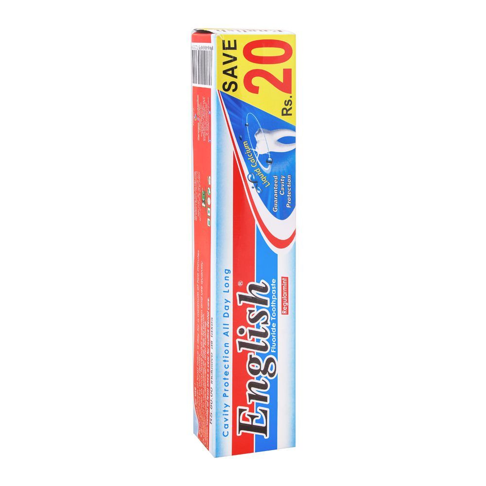 Buy English Regularmint Fluoride Toothpaste, Saver Pack Online at Best ...
