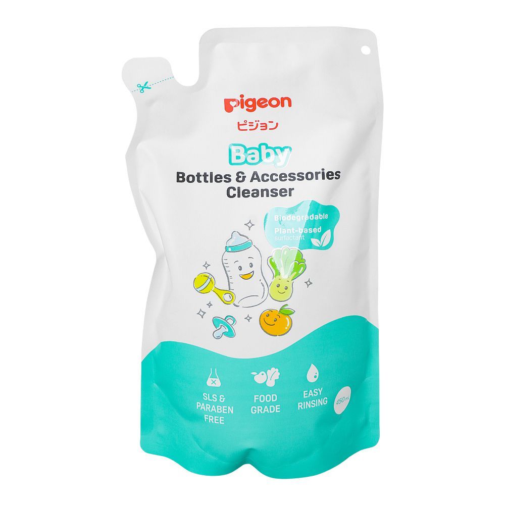 Buy Pigeon 5-In-1 Baby Bottle Accessories Cleanser, 450ml