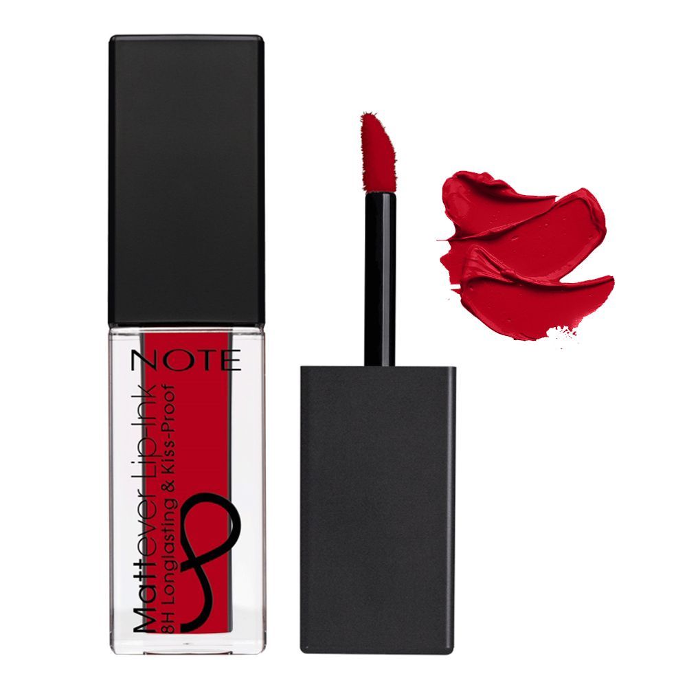 J. Note Mattever Lip Ink, Long Lasting, 14 Unpredictable Red