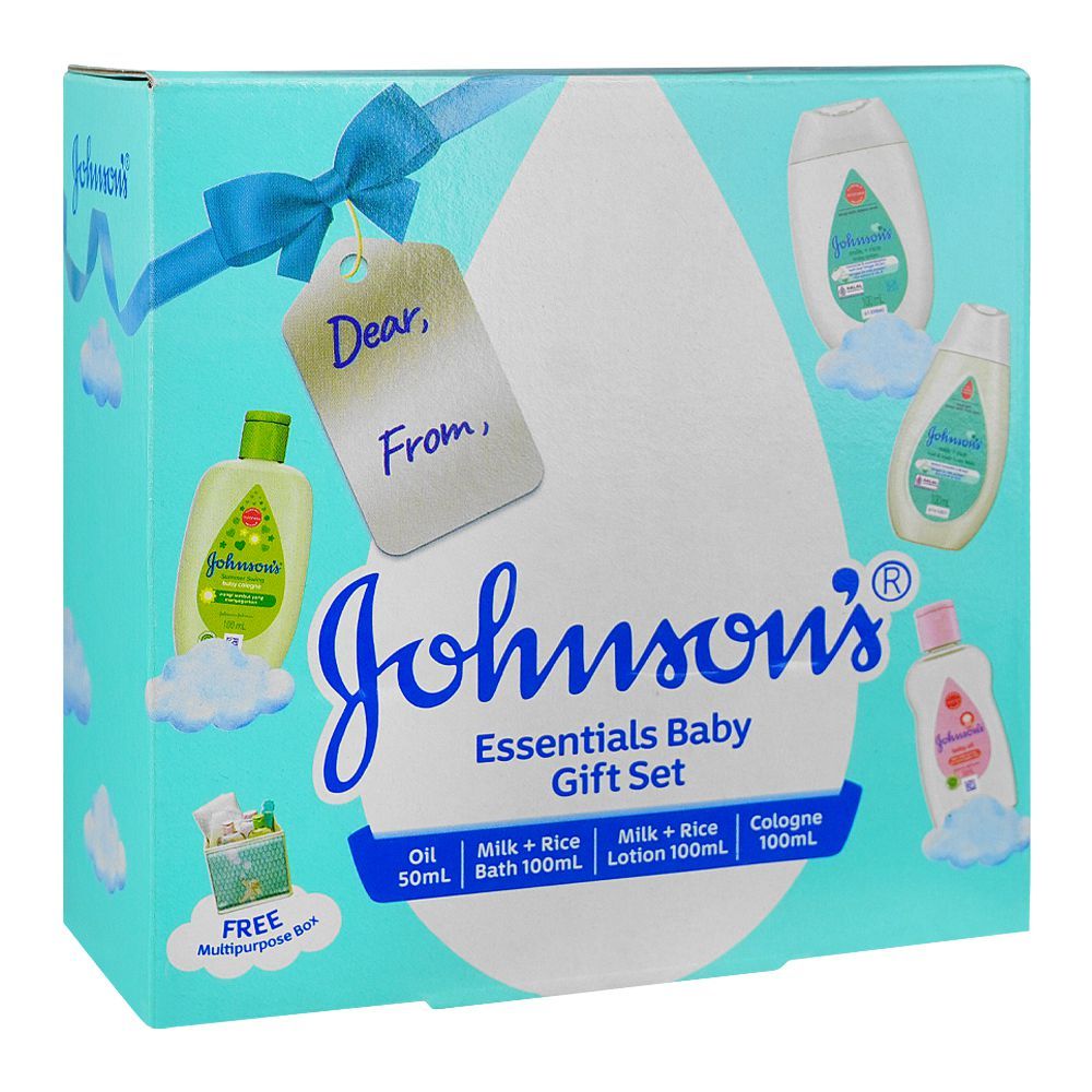 Johnson Essentials Baby Gift Set, 4-Pieces