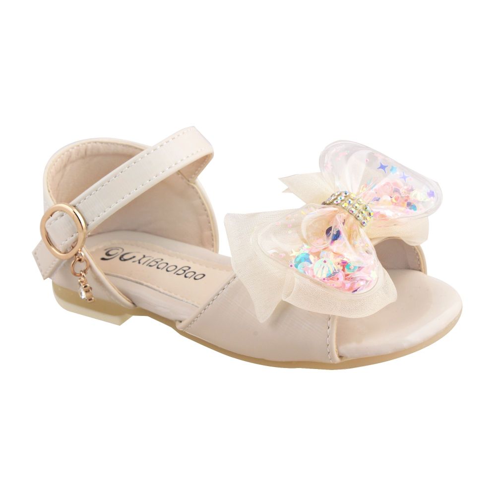 Kids Sandals, For Girls, T01, Beige