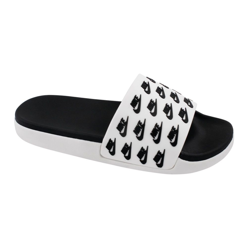 Men Slippers, D-8, White