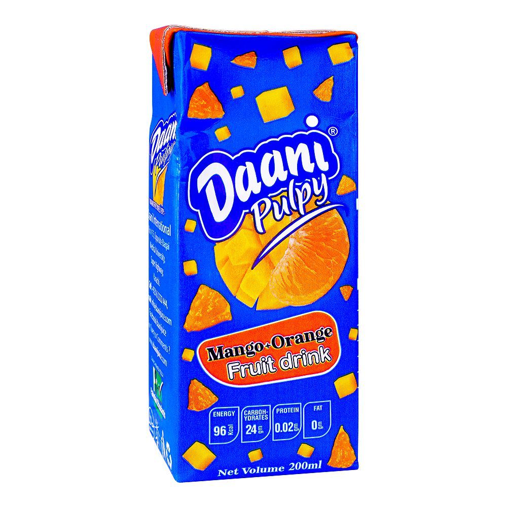 Buy Daani Pulpy Mango & Orange Fruit Drink, 200ml Online at Special ...