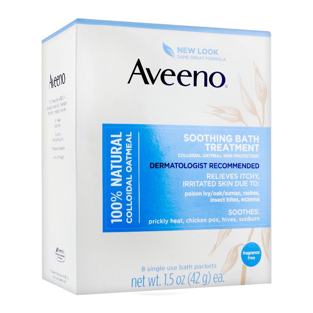 Buy Aveeno Soothing Bath Treatment, 100% Natural Colloidal Oatmeal