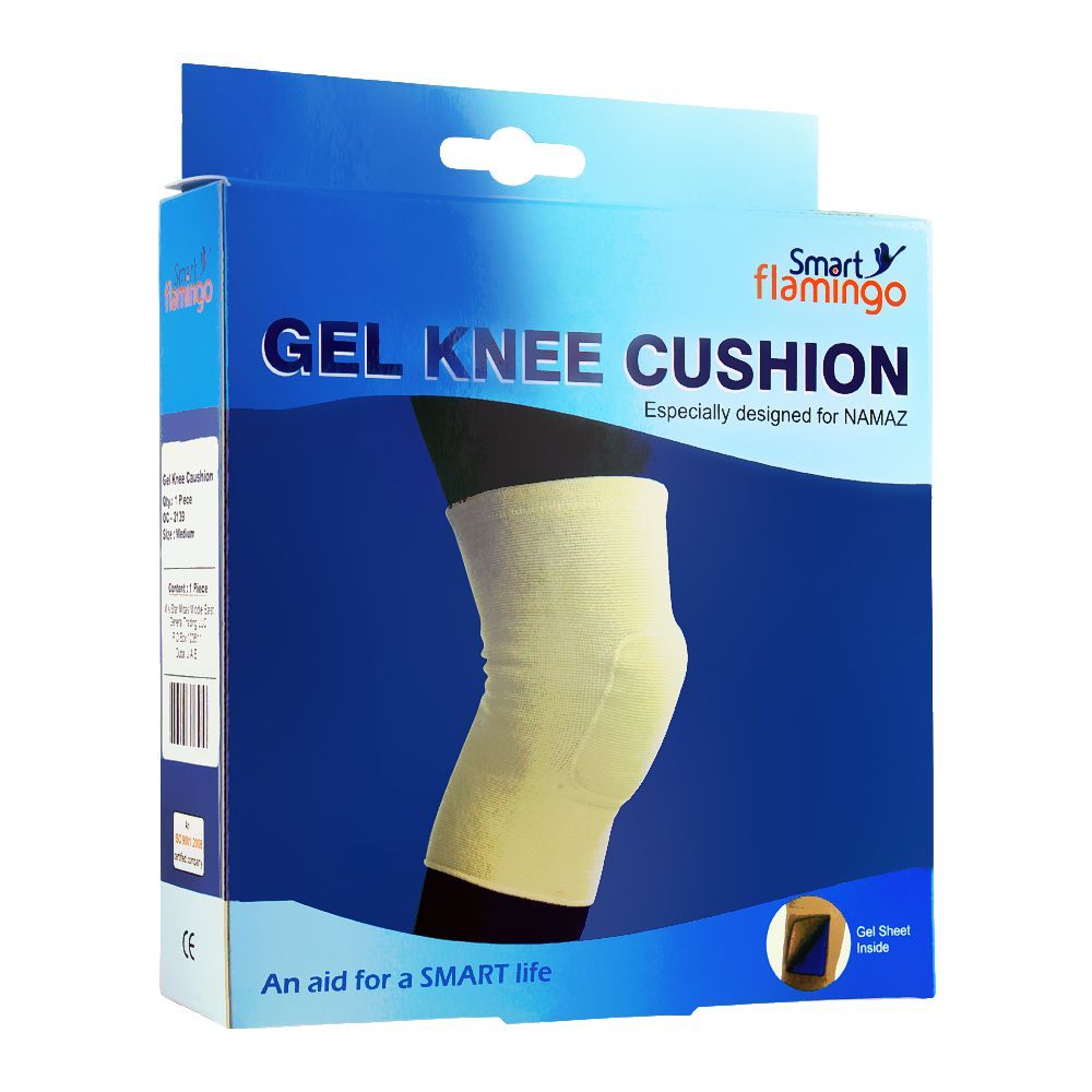 Smart Flamingo Gel Knee Cushion, Medium