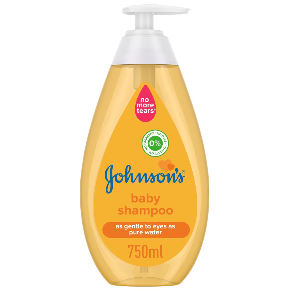 Johnson's As Gentle To Eye As Pure Water 0% Alcohol Baby Shampoo, UAE, 750ml