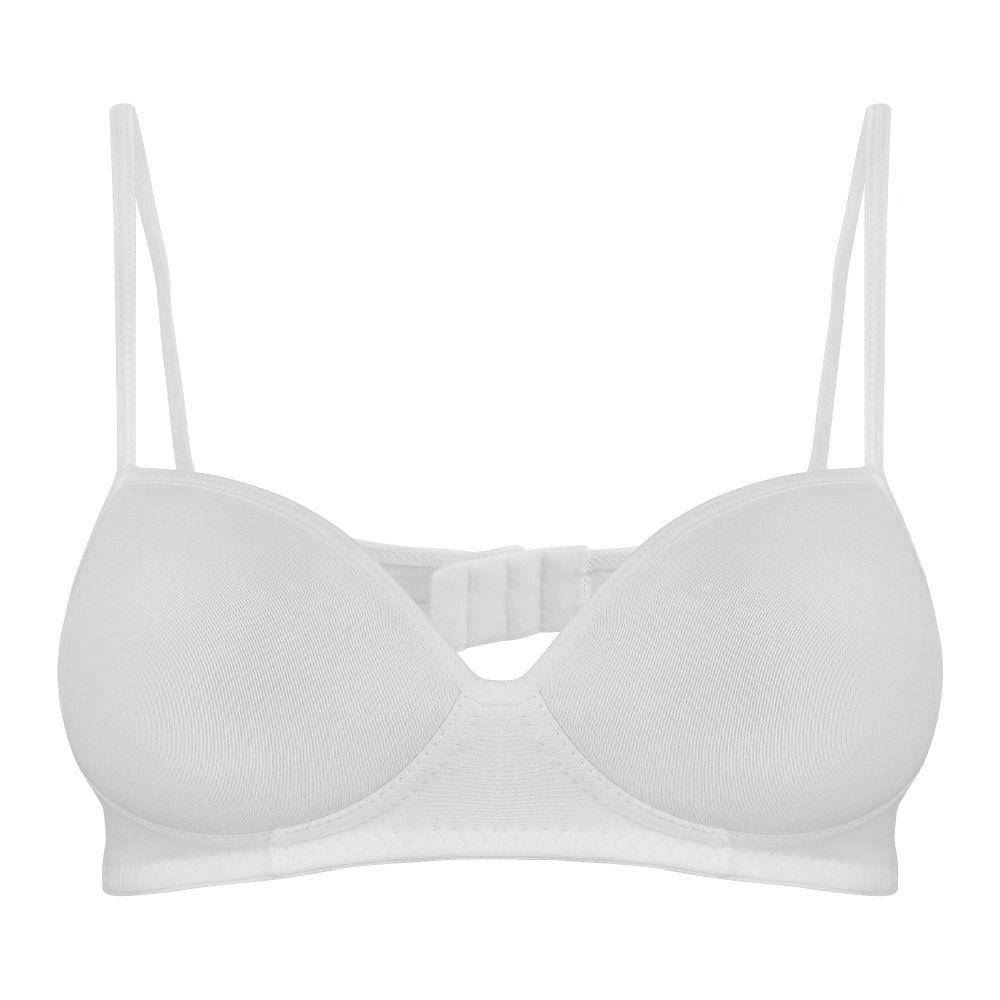 BLS Belva Soft Padded Cotton Teen Bra, White, 1-Pack BLS-5571