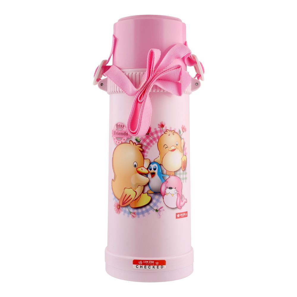 Lion Star Alfa Vacuum Thermos, Pink, 650ml, AT-1