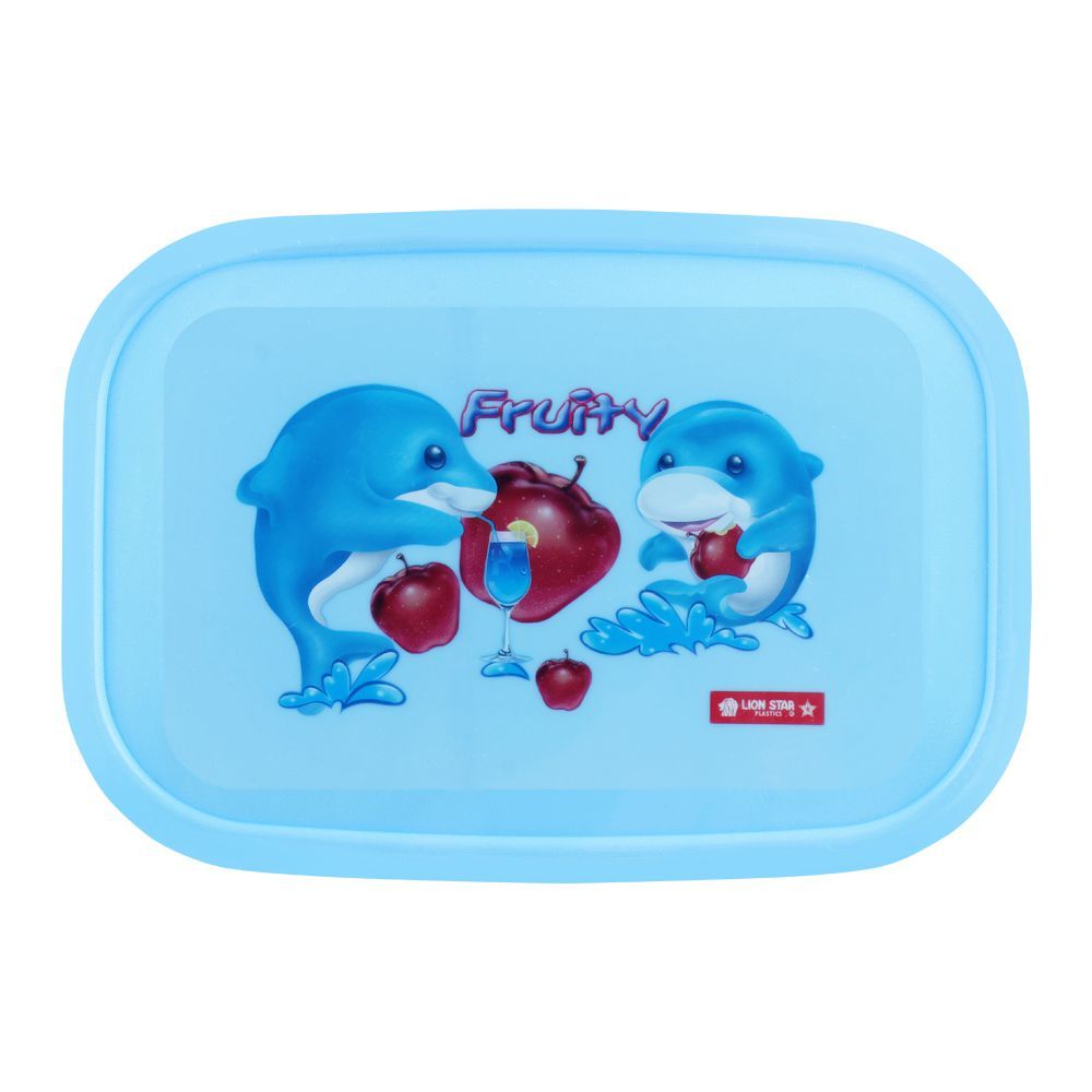 Lion Star Japan Seal Ware Lunch Box, Blue, 7.5x5x2 Inches, BC-9