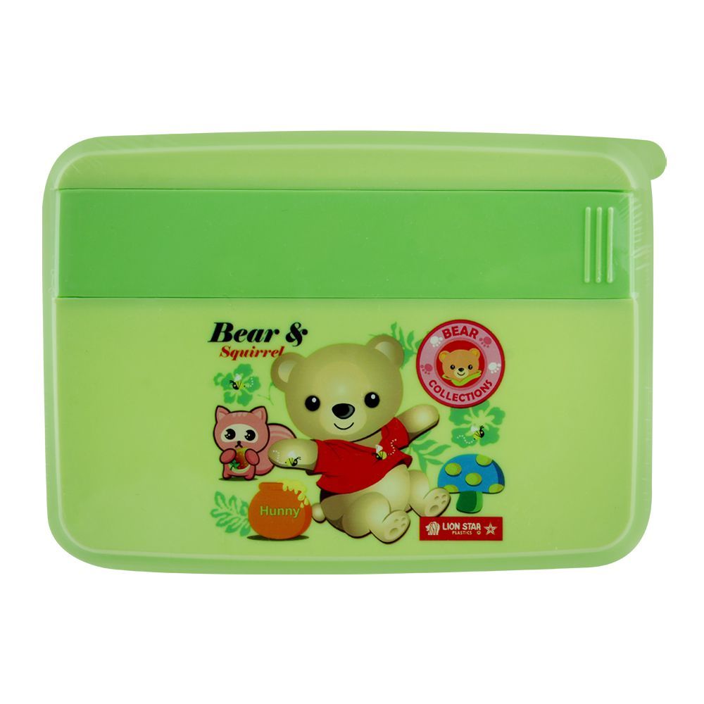 Lion Star Mario Lunch Box, Green, 6.5x5x1 Inches, FB-1