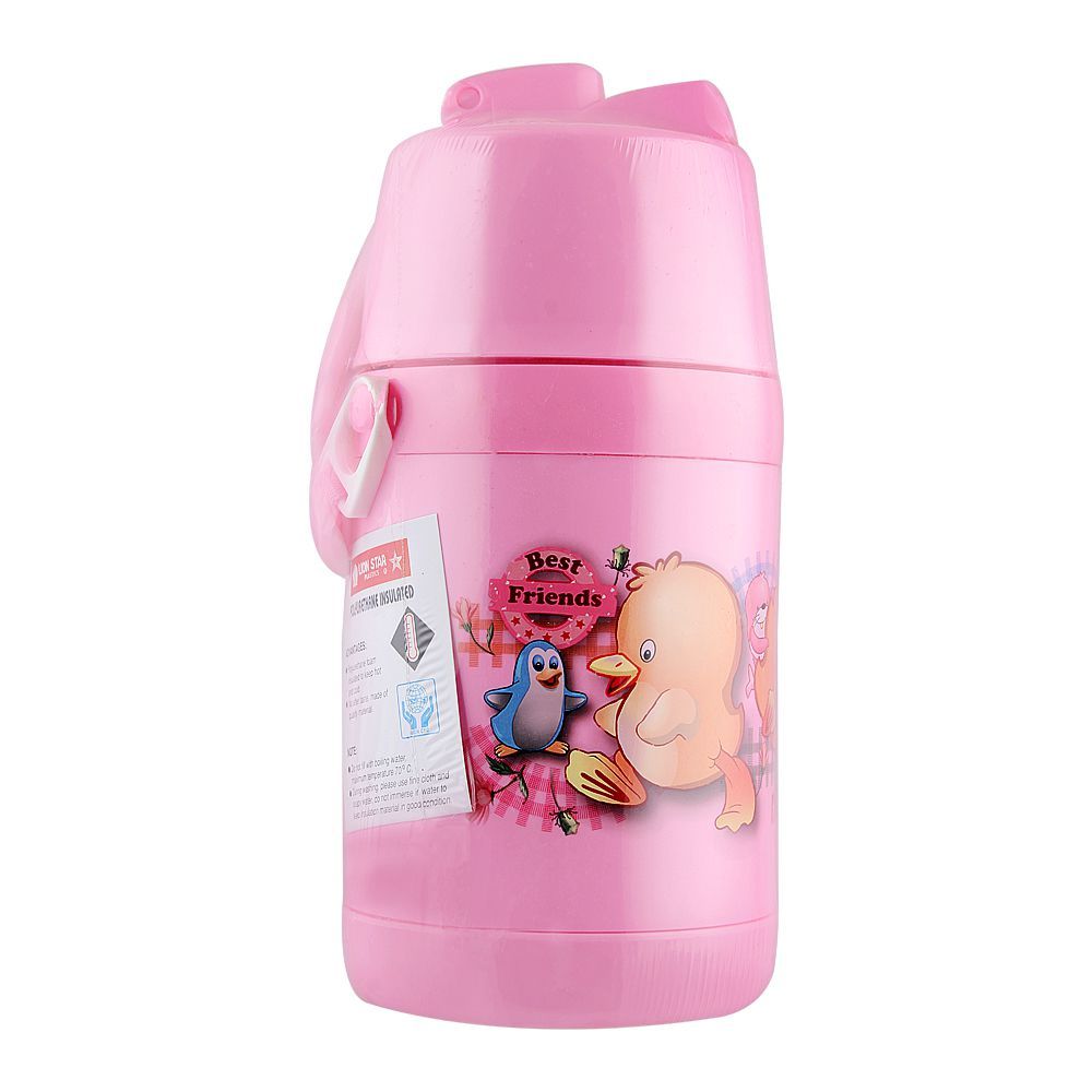 Lion Star Tikki Thermos, Pink, 550ml, HU-36