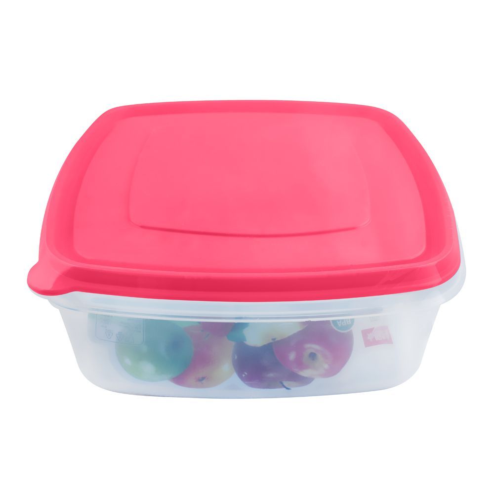 Lion Star Vitto Seal Ware Food Container, Pink, 8x7x3 Inches, 1500ml, VT-2