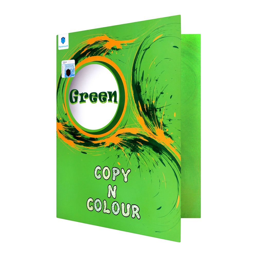 Paramount Green Copy N Colour Book