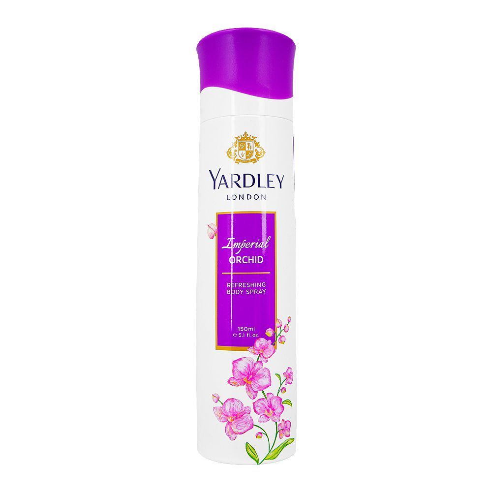 Yardley Imperial Orchid Body Spray, For Women, 150ml