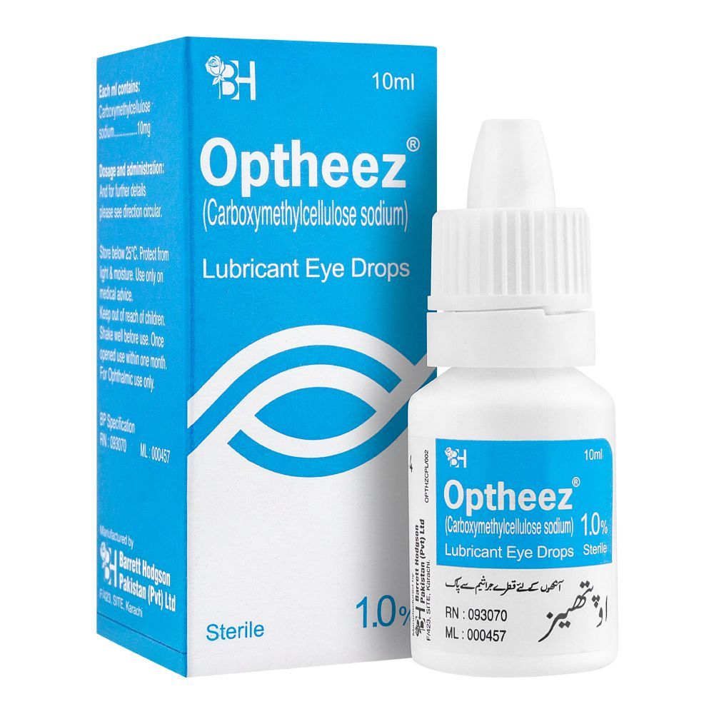 Barrett Hodgson Optheez Lubricant Eye Drops, 10ml