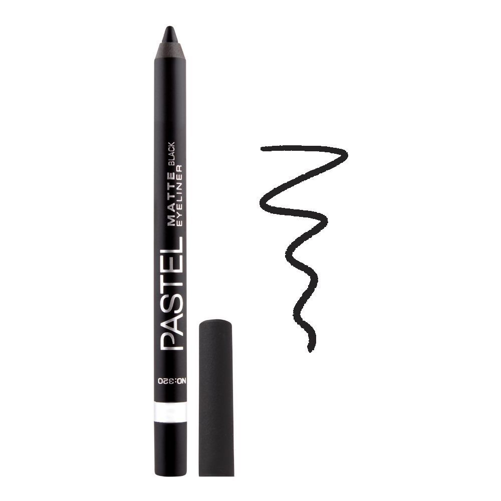 Pastel Matte Waterproof & Long Lasting Eyeliner, 320 black