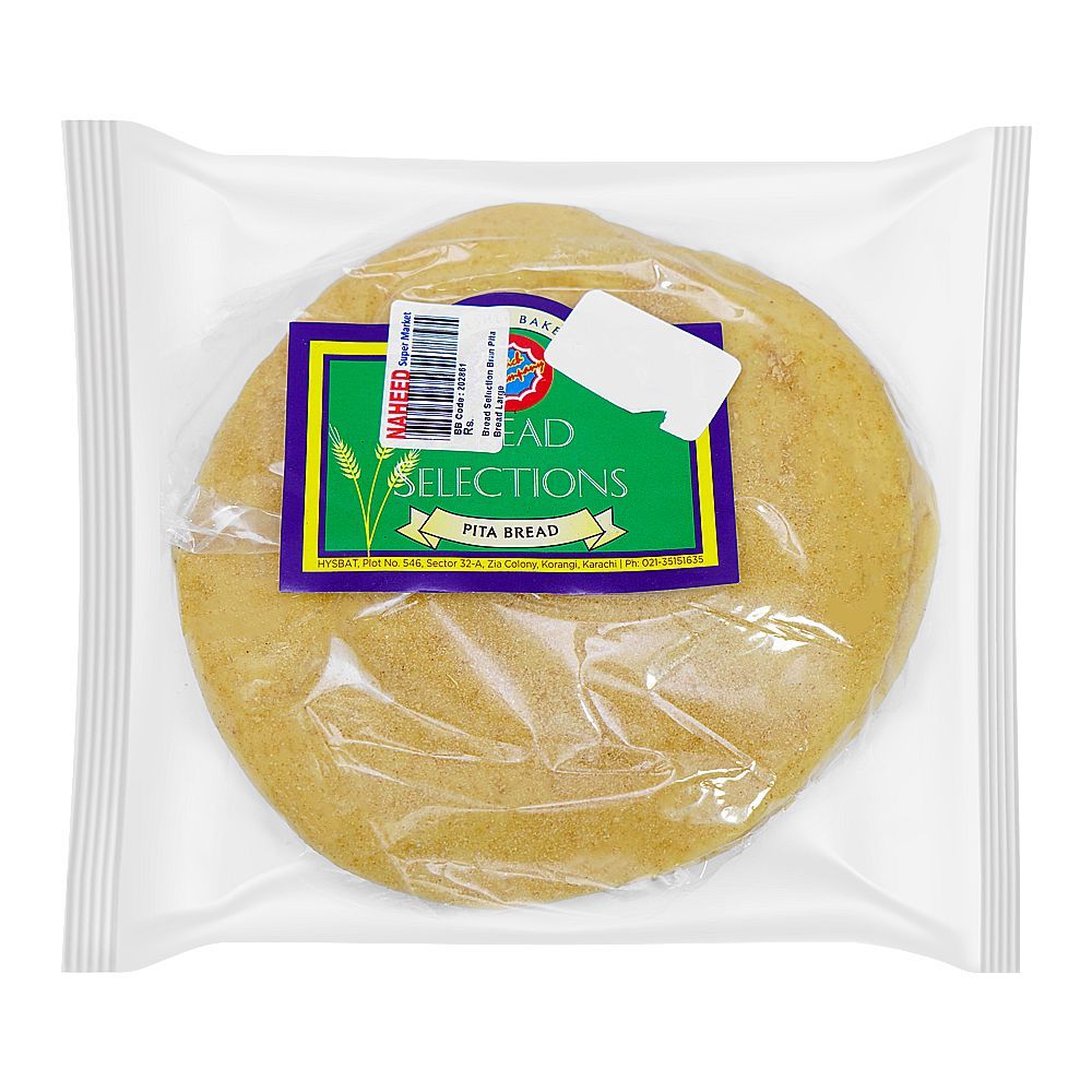 Bread Selection Bran Pita Bread Large