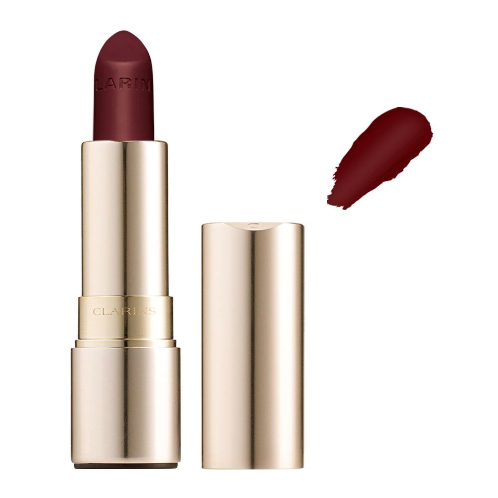 Clarins Paris Joli Rouge Velvet Matte & Moisturizing Long-Wearing Lipstick, 738V Royal Plum