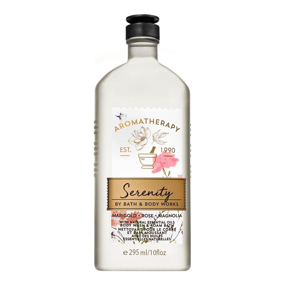 Bath & Body Works Aromatherapy Serenity Body Wash + Foam Wash, 295ml