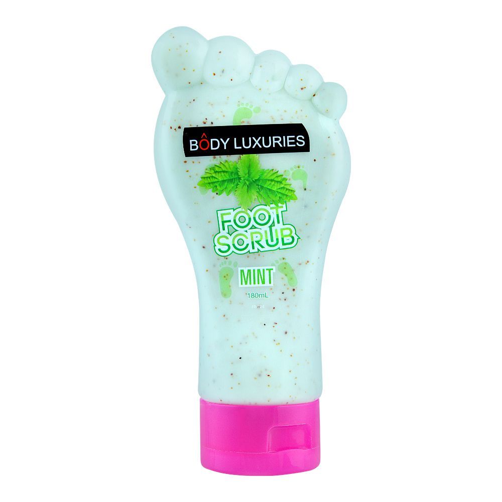 Body Luxuries Mint Foot Scrub, 180ml