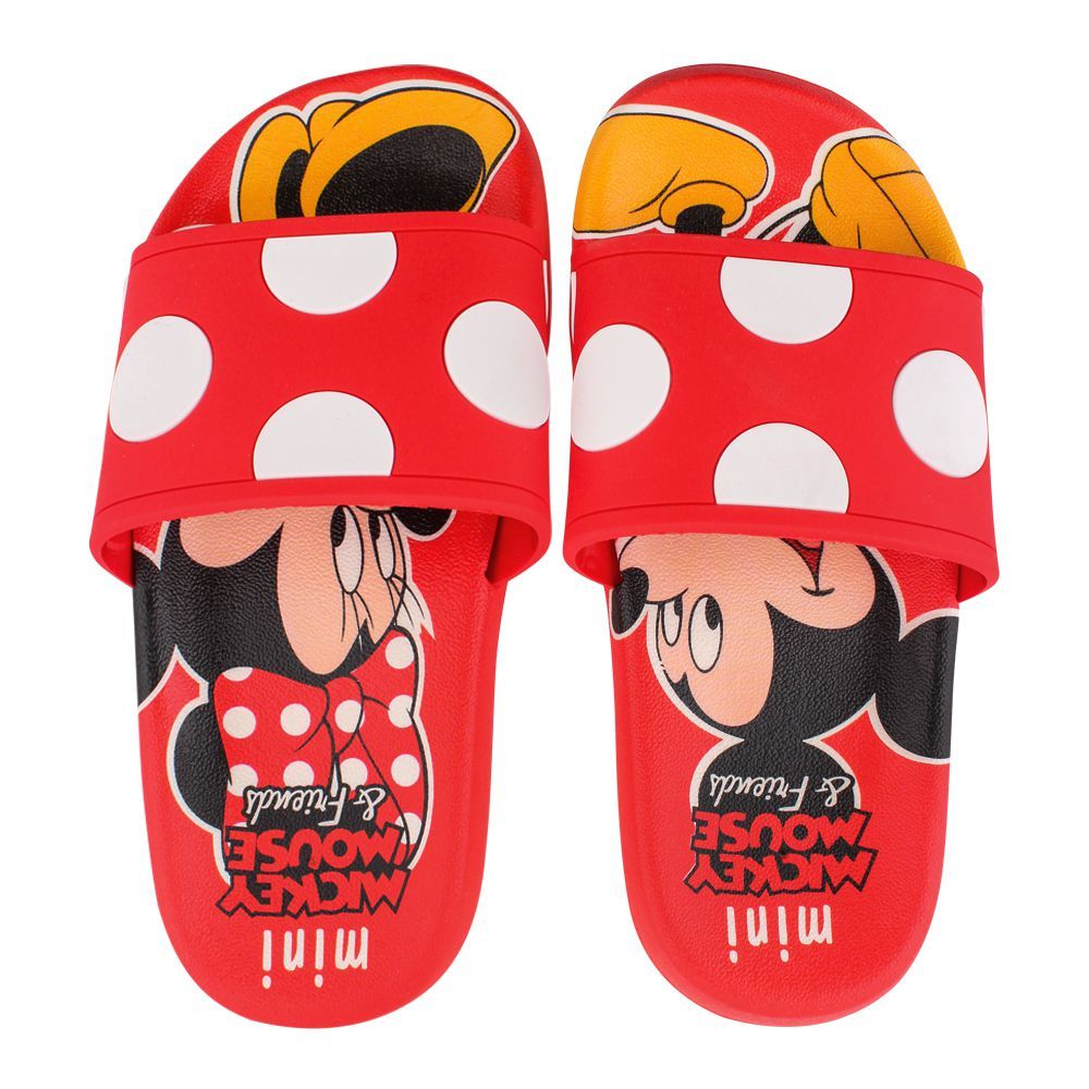 Kids Slippers, For Boys & Girls, H-3, Red