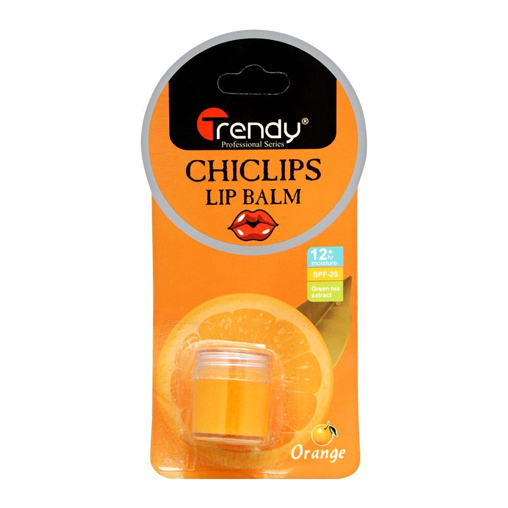 Trendy Orange Lip Balm, SPF-20, TD-281