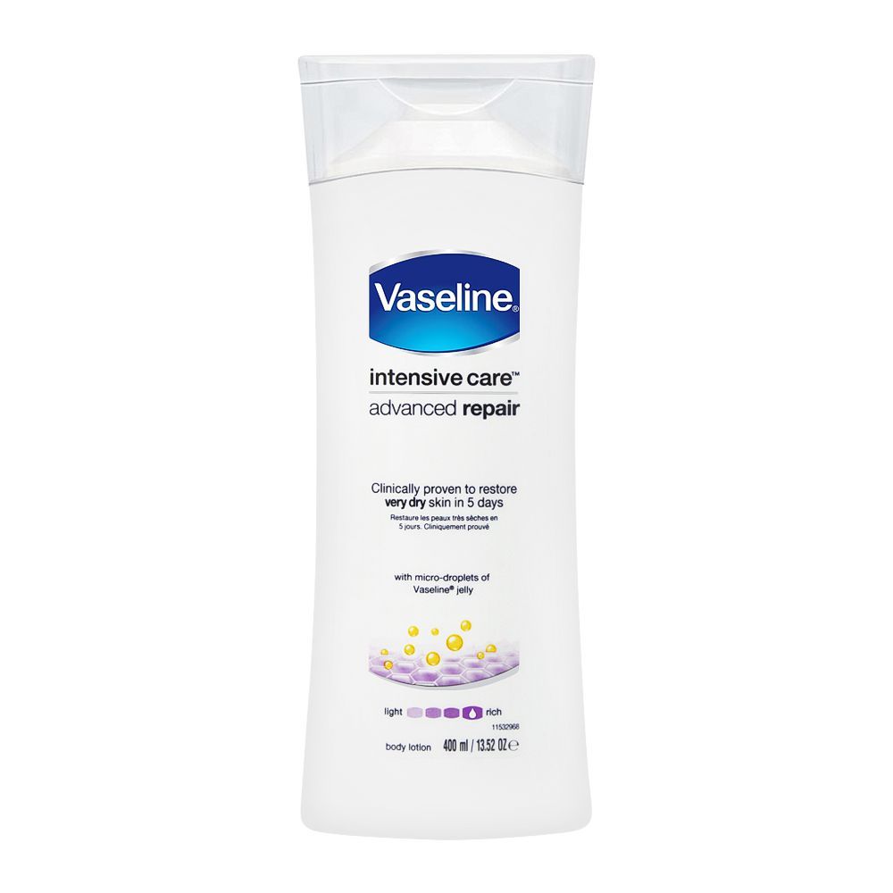 Vaseline Intensive Care Advanced Repair Very Dry Skin Body Lotion, 400ml