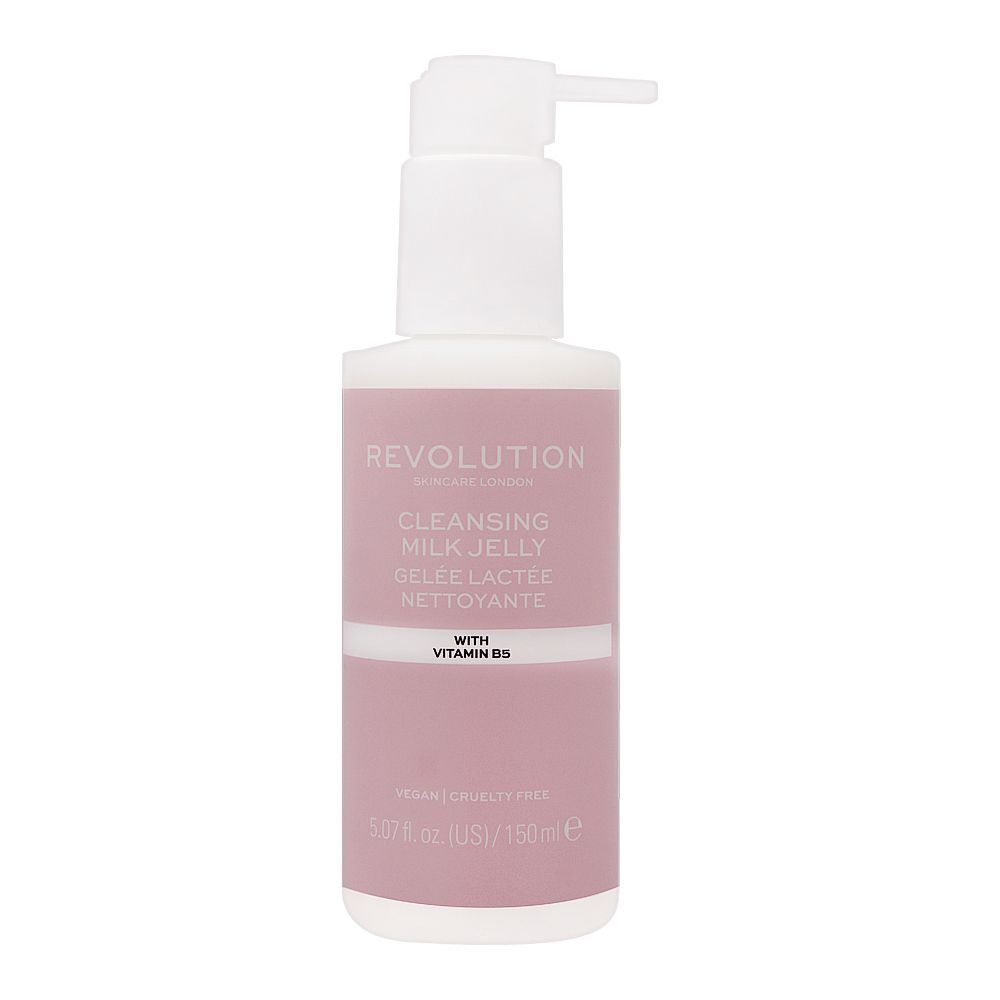 Makeup Revolution Cleansing Milk Jelly, With Vitamin B5, 150ml