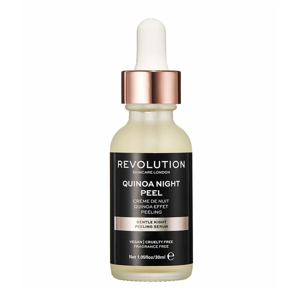 Makeup Revolution Quinoa Gentle Night Peeling Serum, Fragrance Free, 30ml