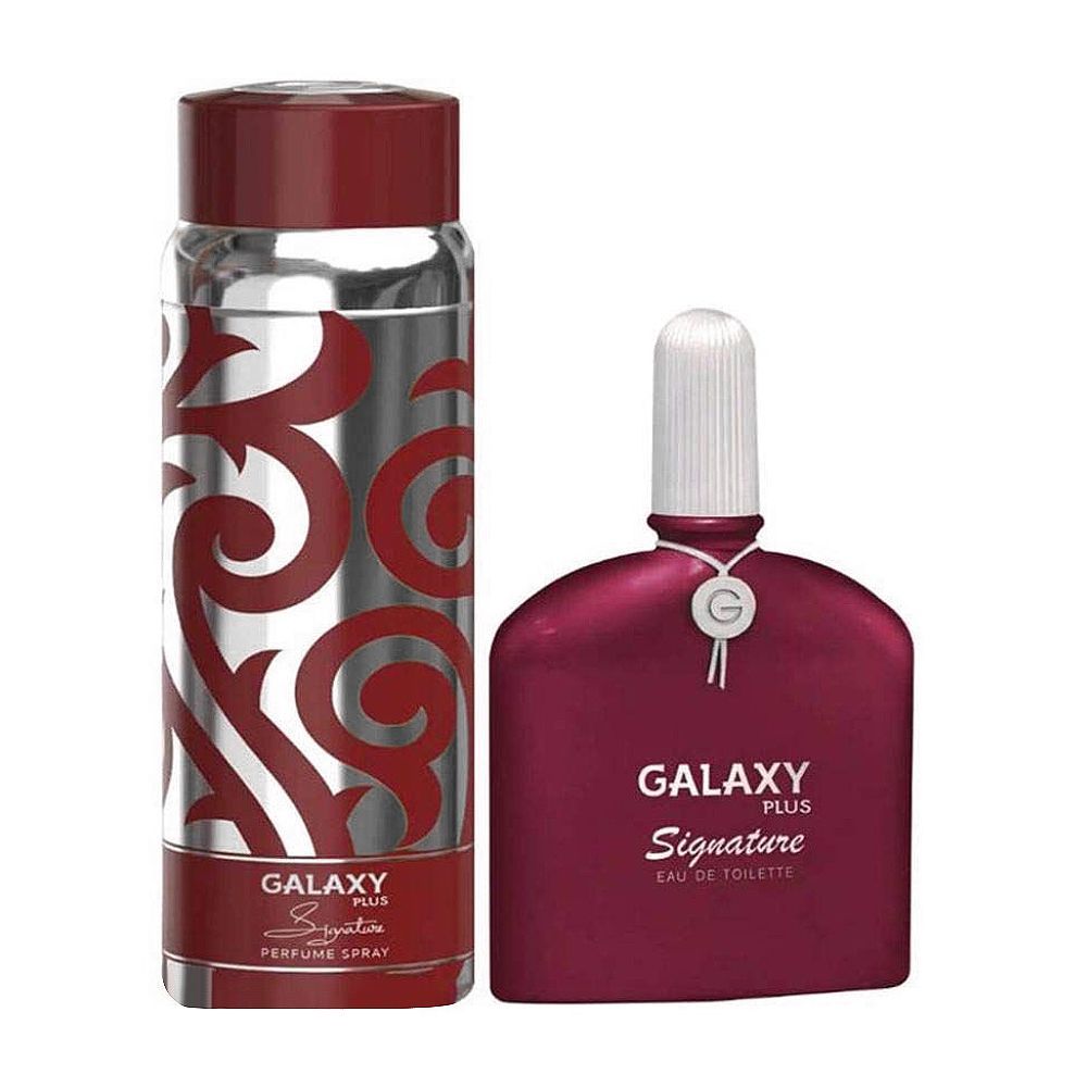 Order Galaxy Plus Signature Maroon Set EDP 100ml Perfume Body