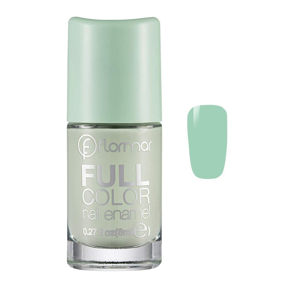 Flormar Full Color Nail Enamel, FC23, Petite Mint, 8ml