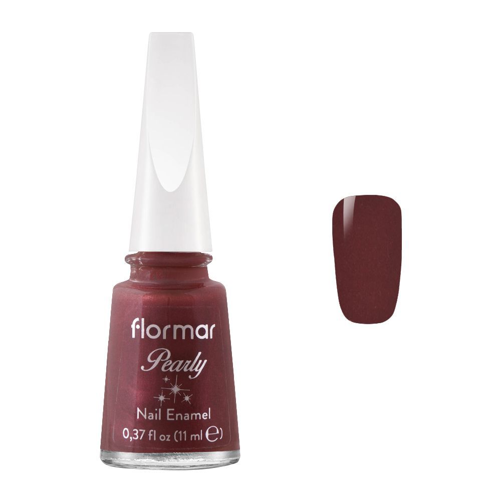 Flormar Pearly Nail Enamel, PL414, Chameleon Red, 11ml