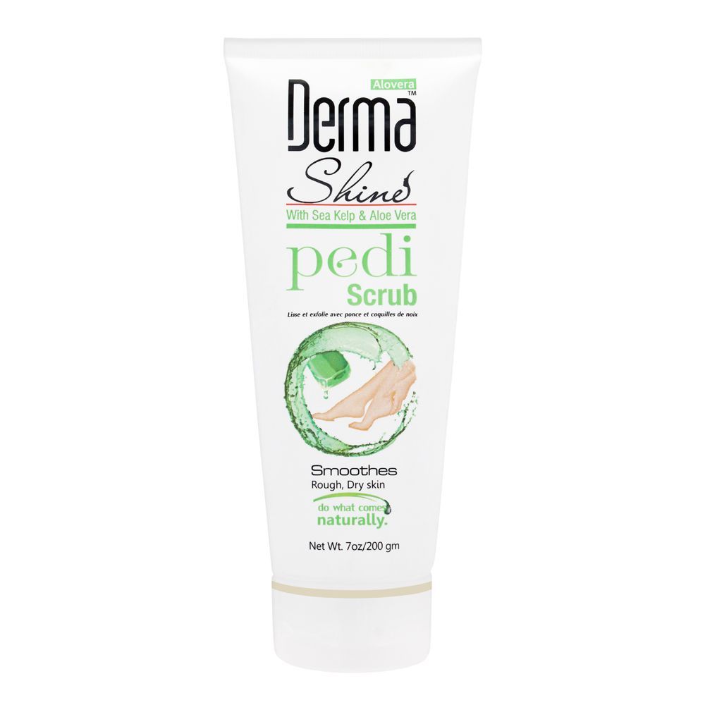 Derma Shine Sea Kelp & Aloe Vera Pedi Scrub, 200g