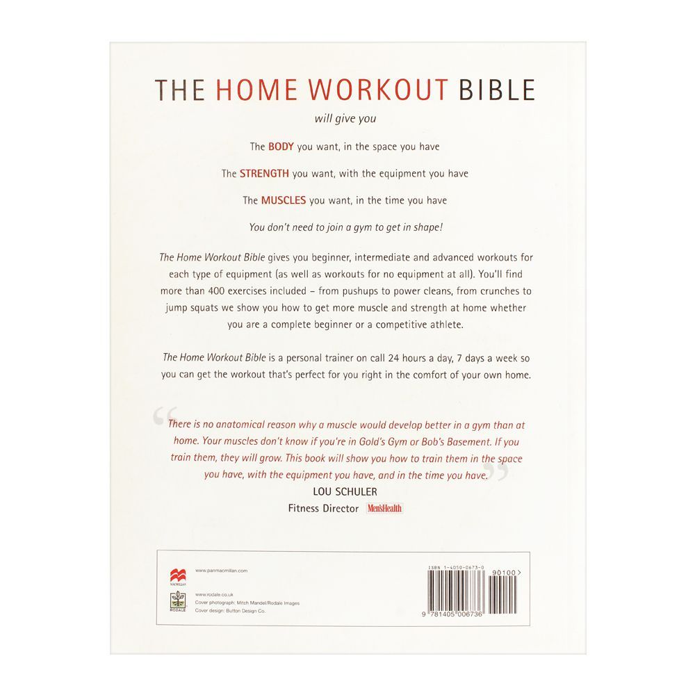 Purchase The Home Workout Bible Online at Best Price in Pakistan ...