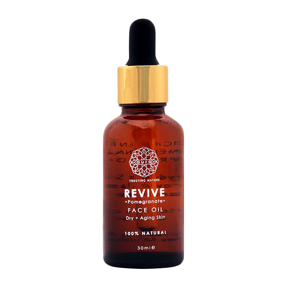 Aura Crafts Revive Pomegranate Regenerating Face Oil, For Dry Skin, 30ml