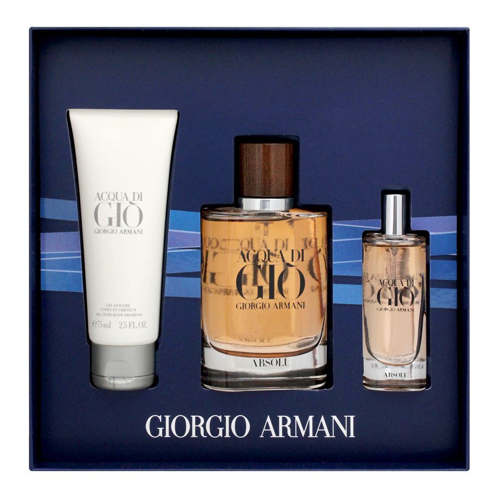 Order Giorgio Armani Acqua Di Gio Absolu Gift Set, EDP 75ml EDP