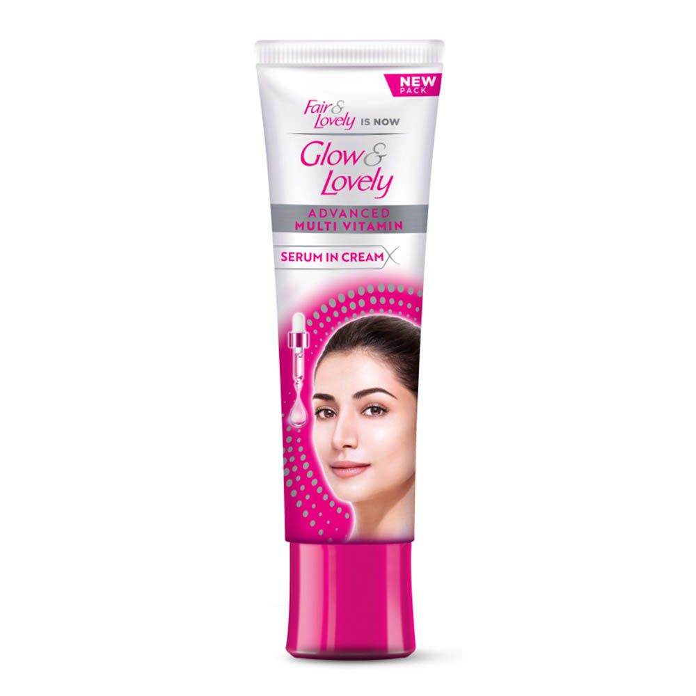 Fair & Lovely Is Now Glow & Lovely Advanced Multi Vitamin Cream, Original Formula, 50g