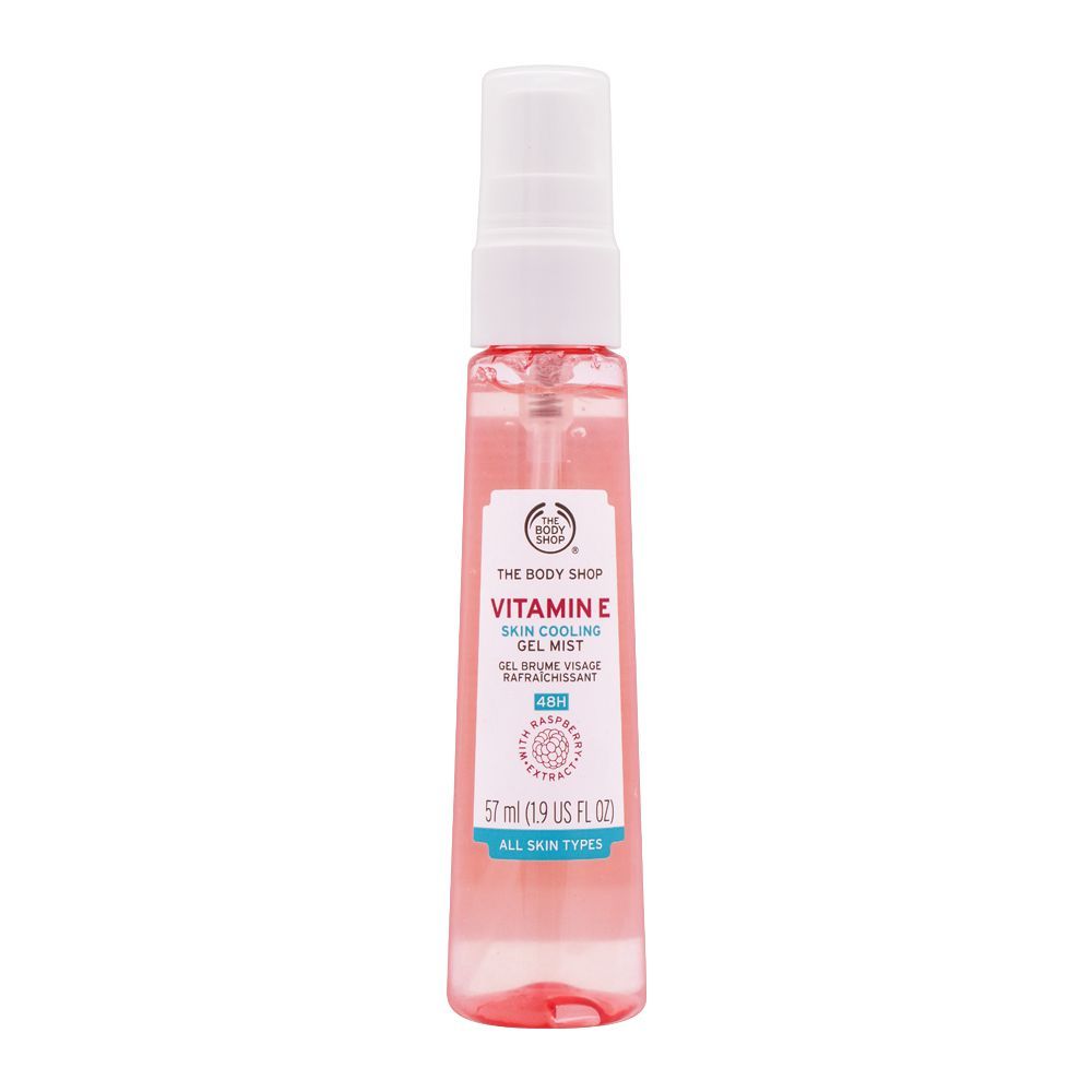 The Body Shop 48H Vitamin E Skin Cooling Gel Face Mist, All Skin Types, 57ml