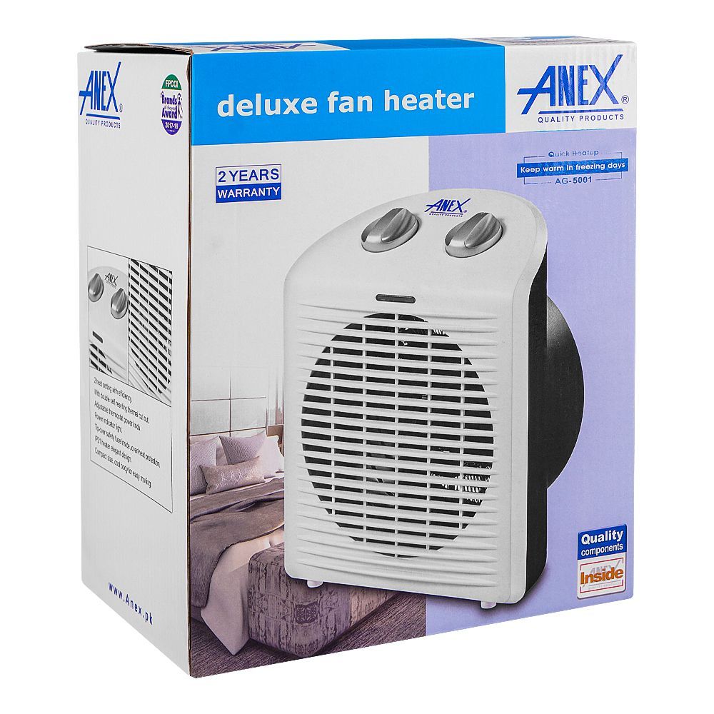 Purchase Anex Deluxe Fan Heater, AG-5001 Online at Special Price in ...
