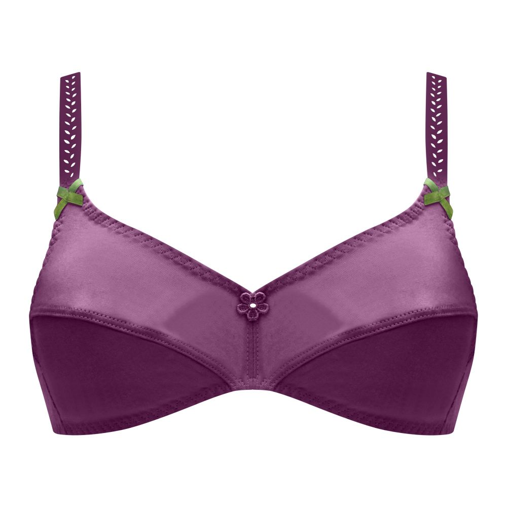 BeBelle Klassilk Dual Layer Bra, Beyond Basics, Purple, 1468