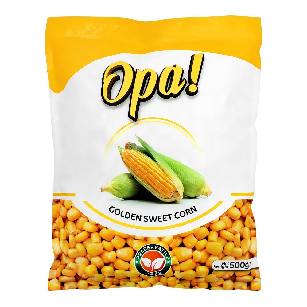 Opa! Frozen Golden Sweet Corn, 500g