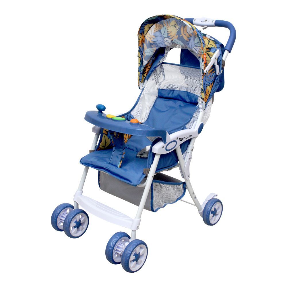 Purchase Rainbow Baby Stroller, Blue, 9407 Online at Special Price