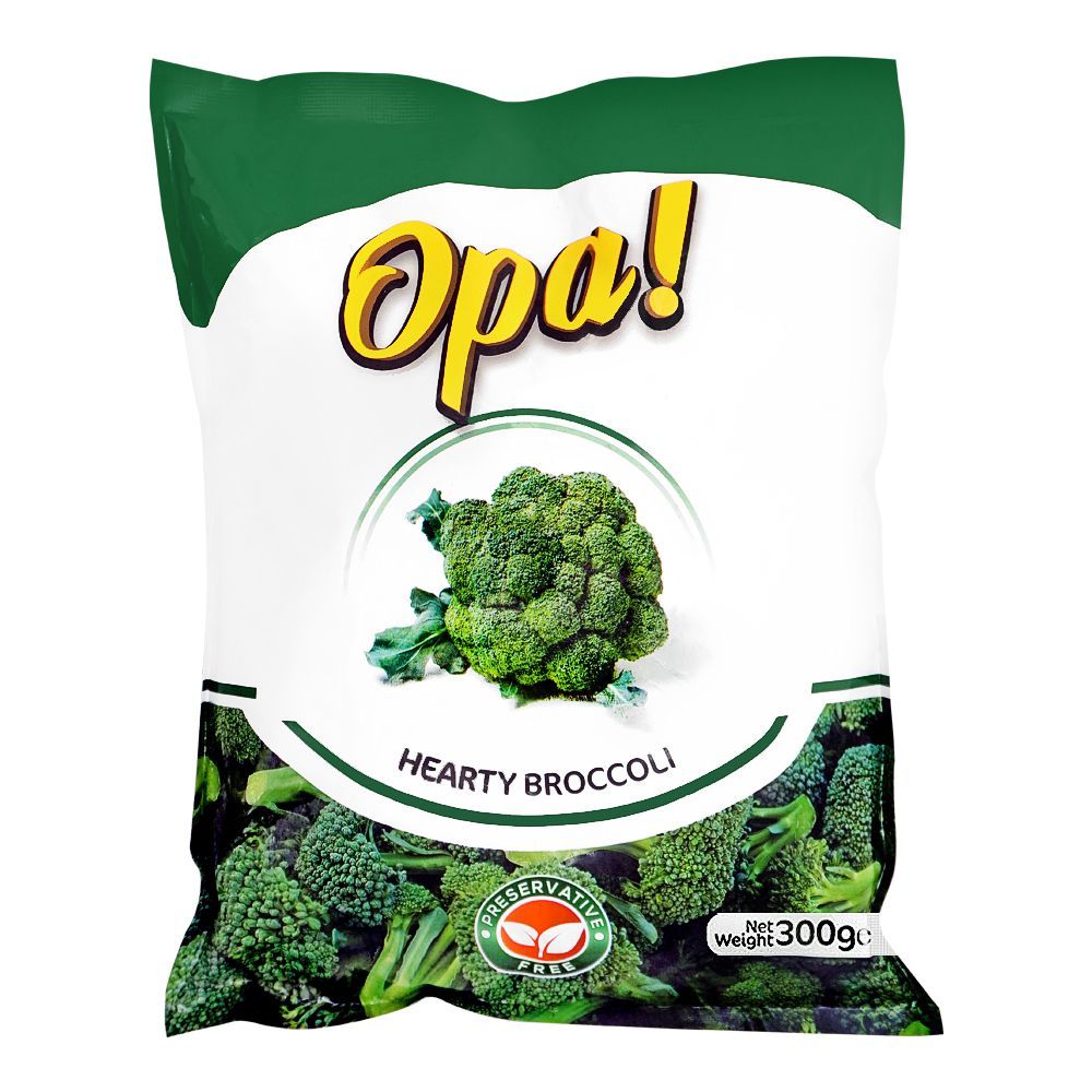 Opa! Frozen Hearty Brocolli, 300g