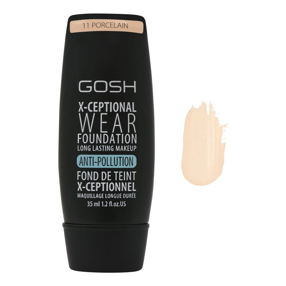 Gosh X-Ceptional Wear Foundation, 11 Porcelain, 35ml