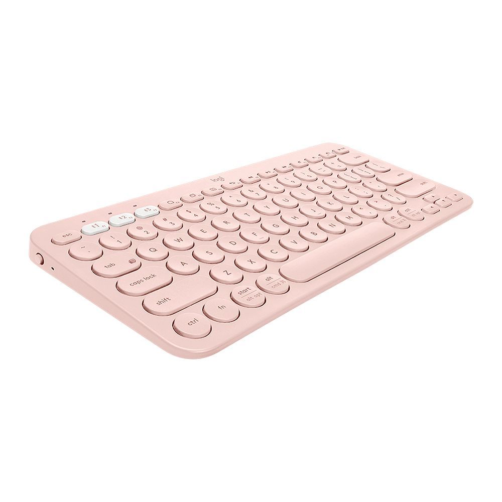 Logitech Multi Device Keyboard, Pink, K380