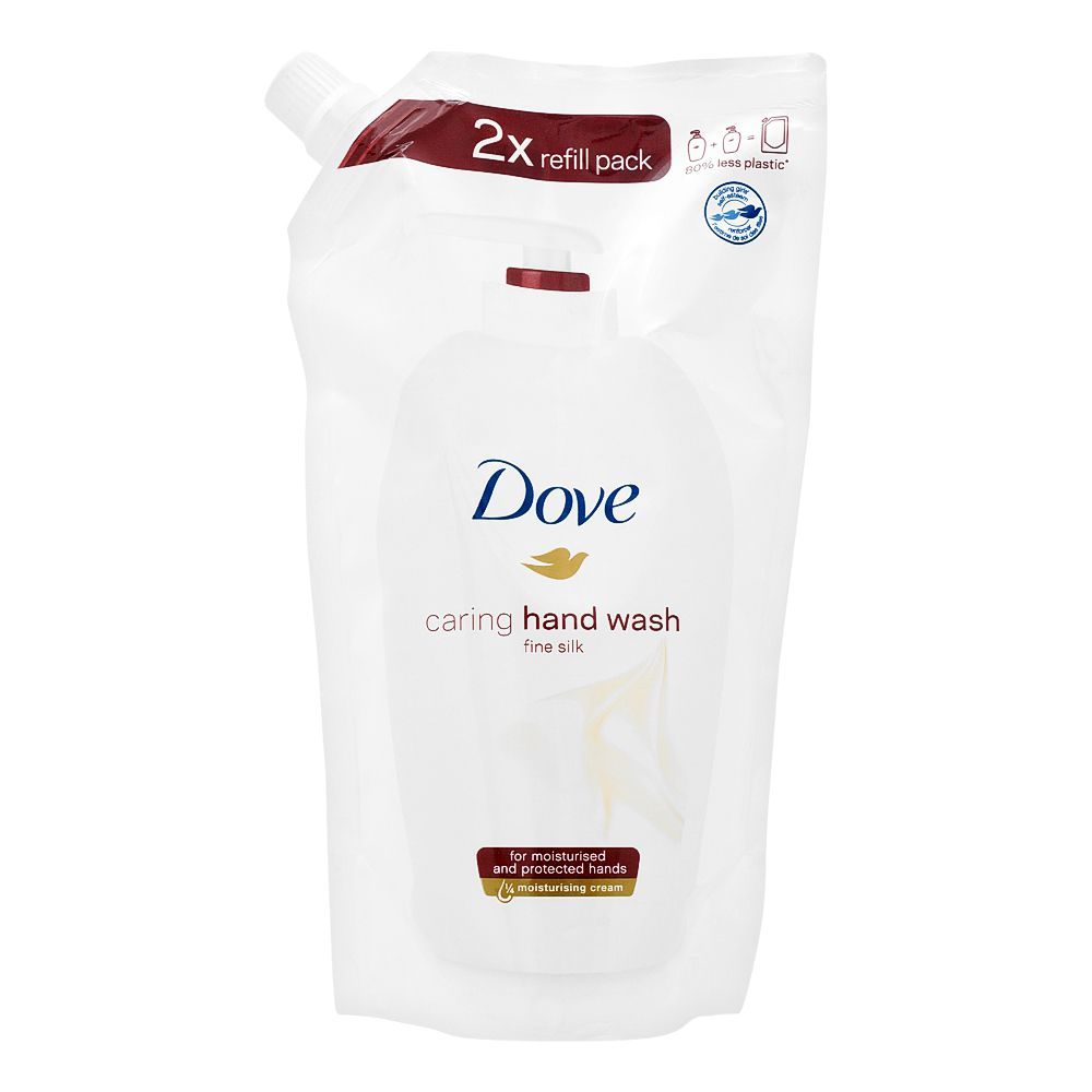 Purchase Dove Fine Silk Caring Hand Wash Refill, 500ml Online at