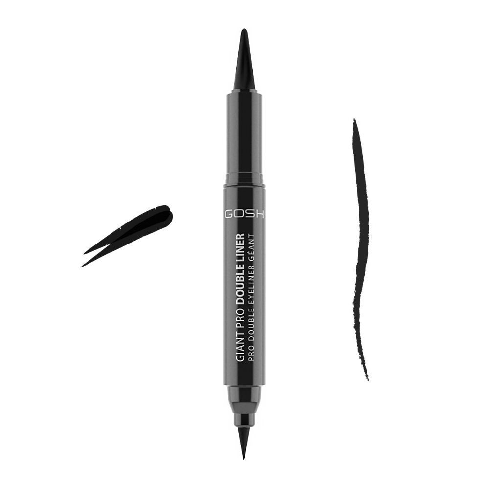 Gosh Giant Pro Double Eye Liner, 001 Black